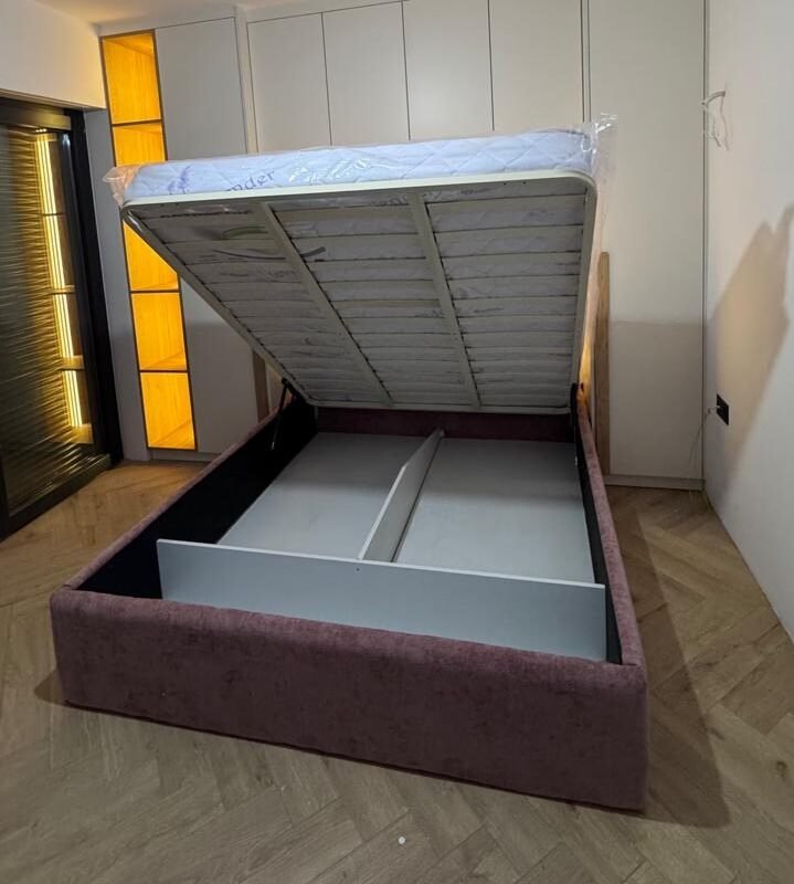 Lift-Up Storage Bed